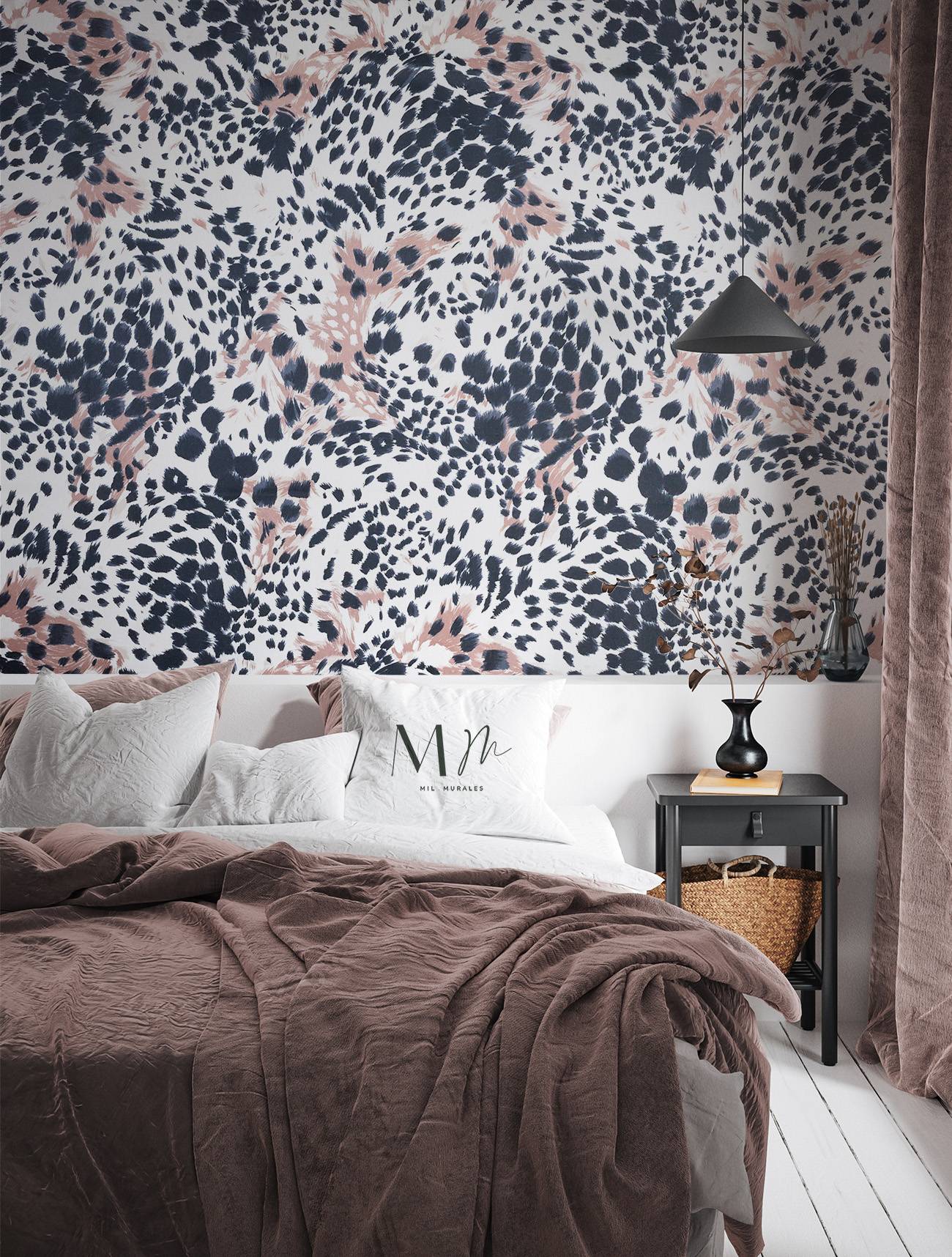 Leopardo Rosa y azul