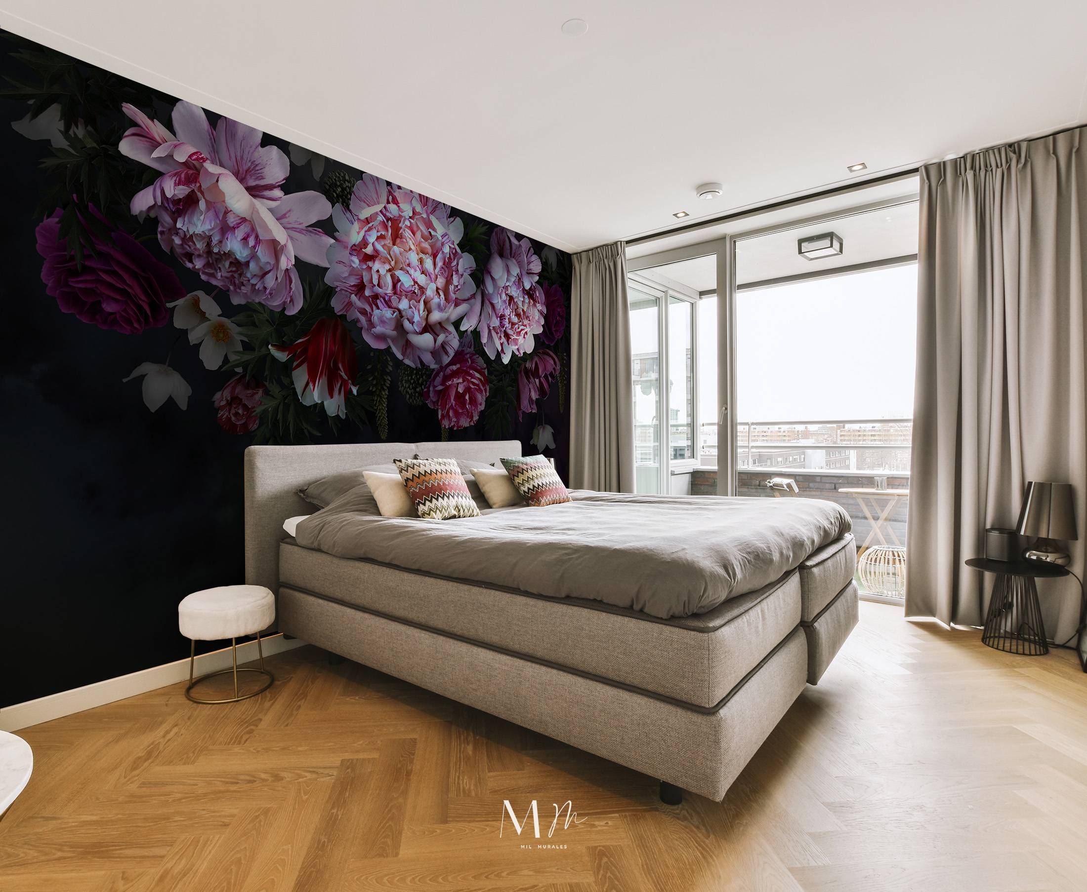 Rosas entre oscuridad